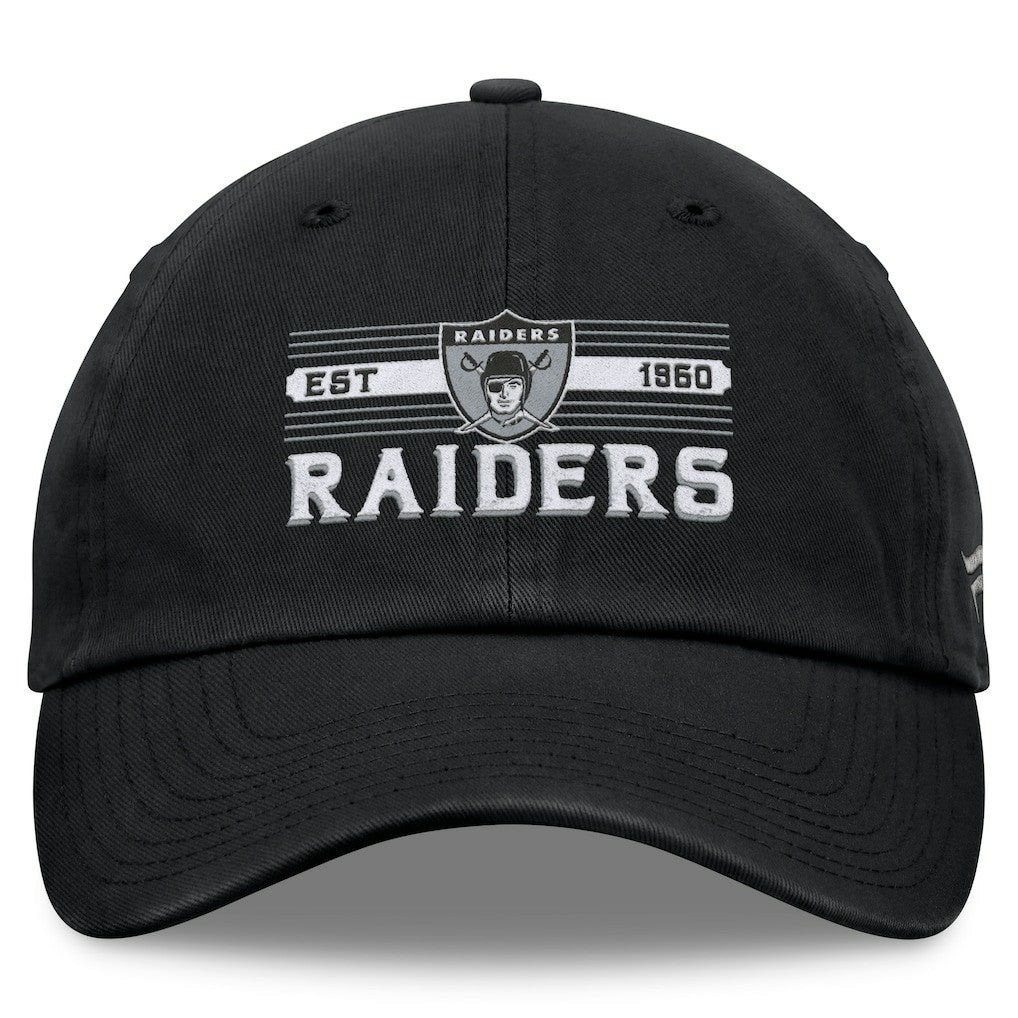 Fanatics Las Vegas Raiders Vintage Delay Adjustable Hat Black