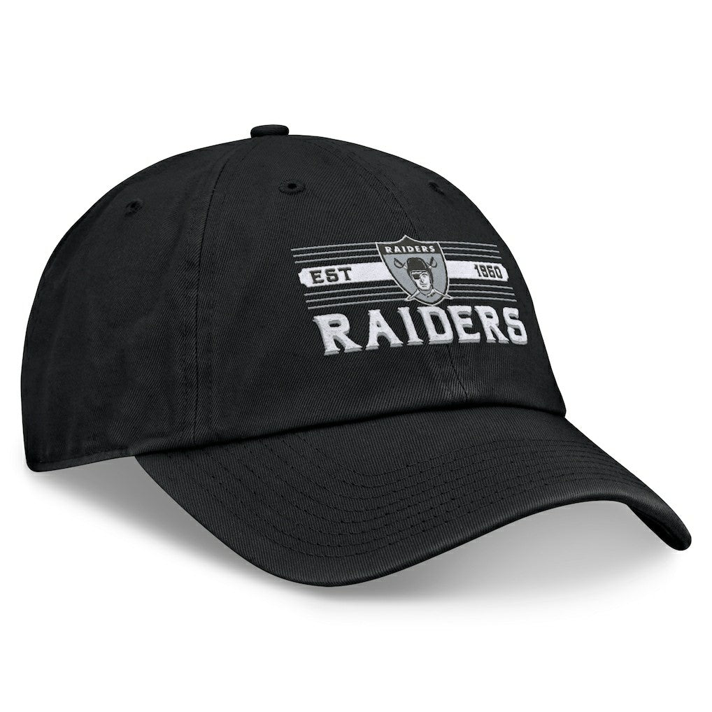 Fanatics Las Vegas Raiders Vintage Delay Adjustable Hat Black