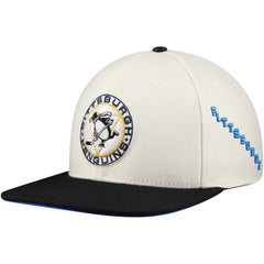 Pittsburgh Penguins Pro Standard Retro Classic Logo Snapback Hat - Cream - NHL 200885632