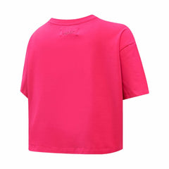 St. Louis Cardinals Pro Standard Women's Triple Pink Boxy Cropped T-Shirt - Pink - MLB Lifestyle