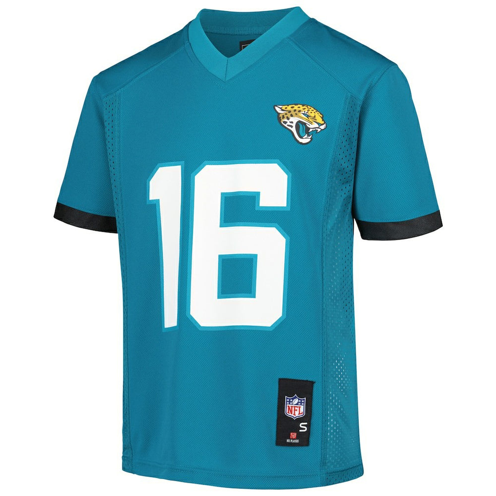 Trevor Lawrence Jacksonville Jaguars Youth Replica Player Jersey Teal