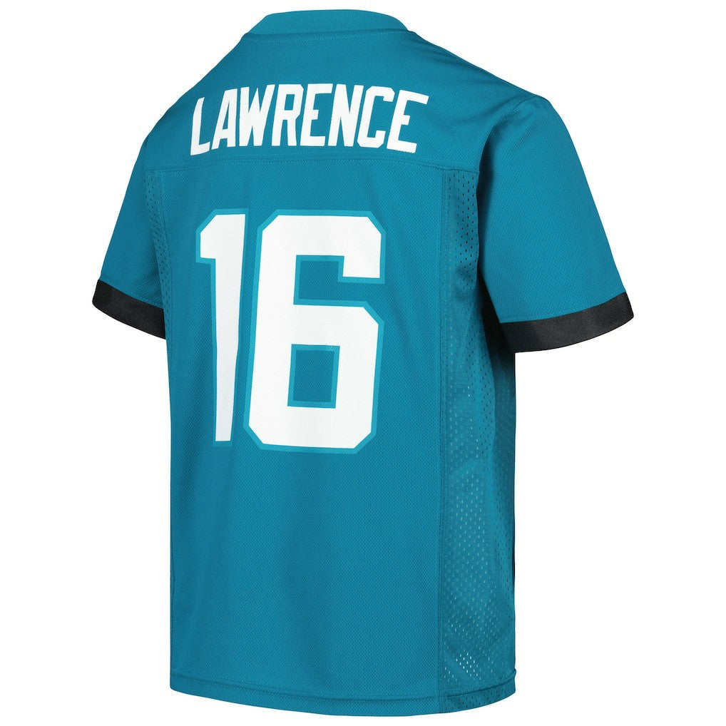 Trevor Lawrence Jacksonville Jaguars Youth Replica Player Jersey Teal