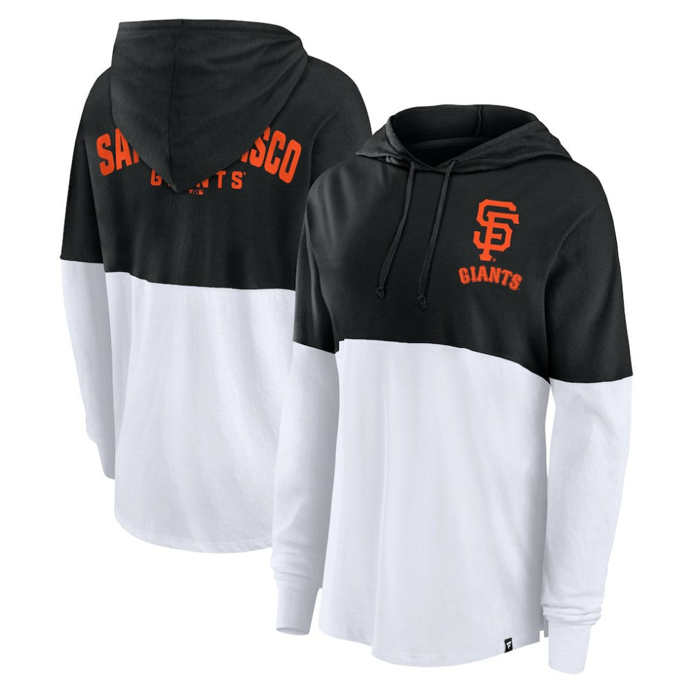 San Francisco Giants Fanatics Women's Backup Option Pullover Hoodie - Black/White - Fanatics Online