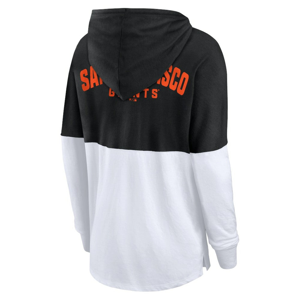 San Francisco Giants Fanatics Women's Backup Option Pullover Hoodie - Black/White - Fanatics Online