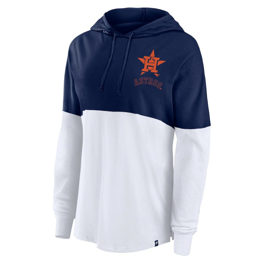 Houston Astros Fanatics Women's Backup Option Pullover Hoodie - Navy/White - Fanatics Online