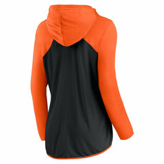 San Francisco Giants Fanatics Women's Script Sleeve Full-Zip Hoodie - Black/Orange - Fanatics on Sale