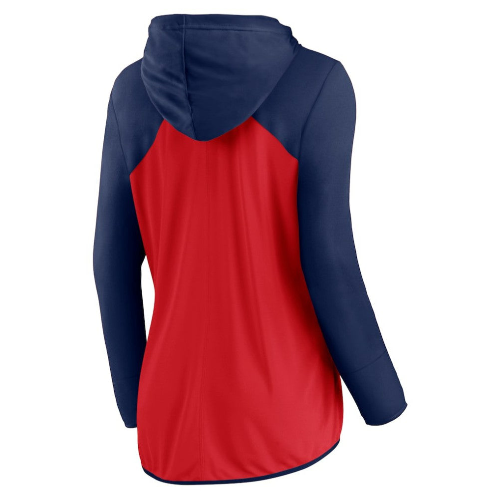 St. Louis Cardinals Fanatics Women's Script Sleeve Full-Zip Hoodie - Red/Navy - Fanatics on Sale