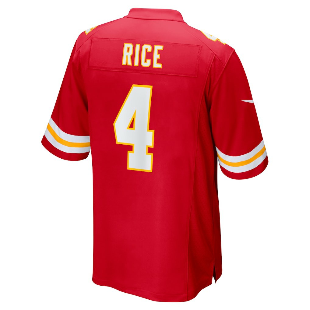Nike Rashee Rice Kansas City Chiefs Game Jersey Red