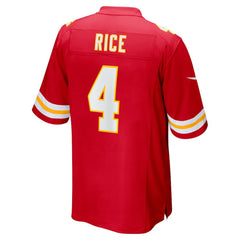 Nike Rashee Rice Kansas City Chiefs Game Jersey Red