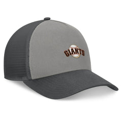 San Francisco Giants Fanatics A-Frame Trucker Adjustable Hat - Gray/Graphite - Fanatics Sale