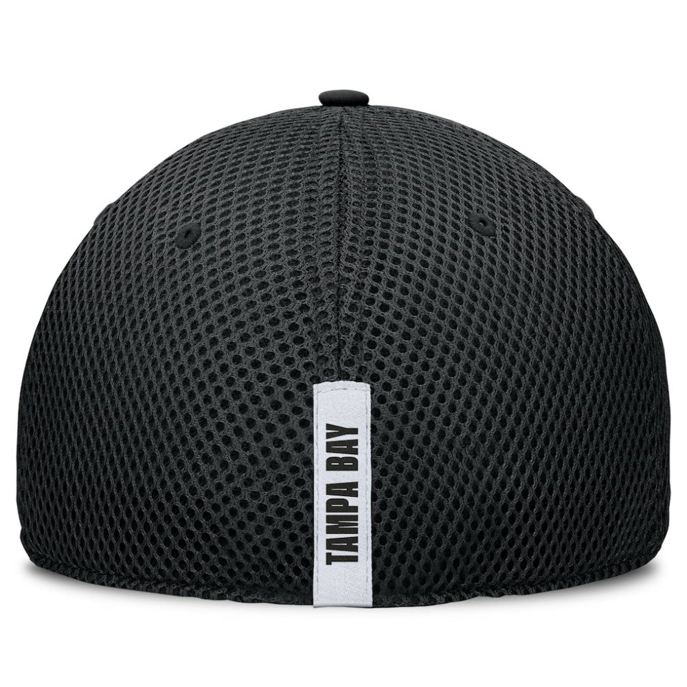 Tampa Bay Rays Fanatics Spacer Mesh Flex Hat - Black - Fanatics on Sale