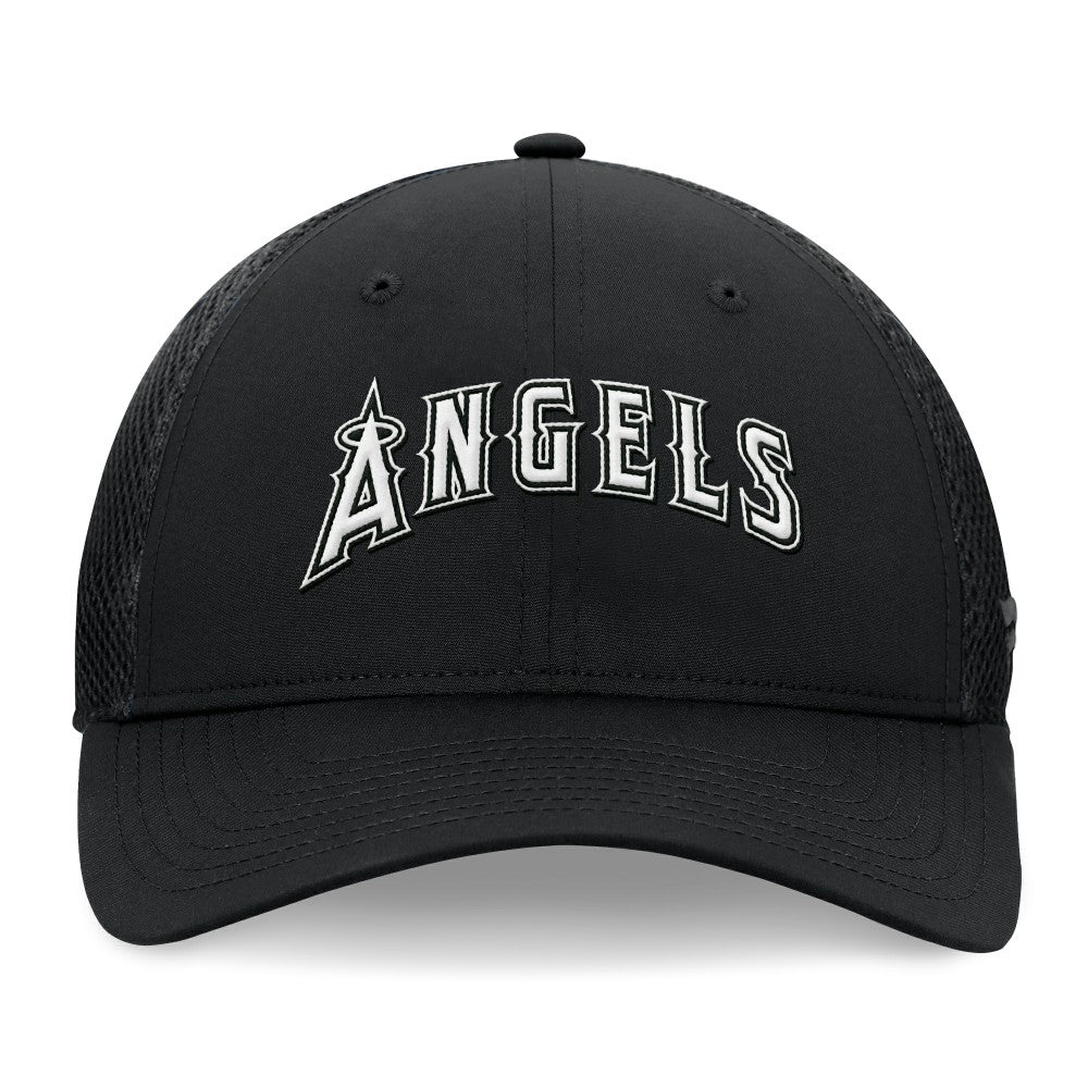Los Angeles Angels Fanatics Spacer Mesh Flex Hat - Black - Fanatics Discount