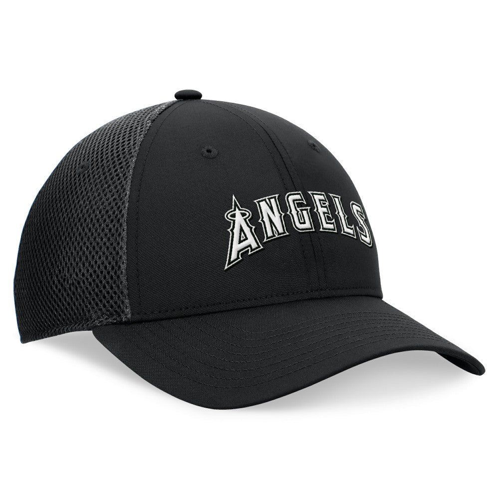 Los Angeles Angels Fanatics Spacer Mesh Flex Hat - Black - Fanatics Discount
