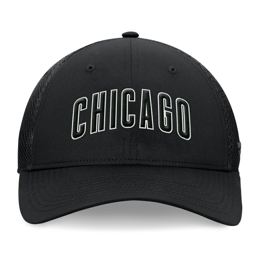 Chicago Cubs Fanatics Spacer Mesh Flex Hat - Black - Fanatics Sale