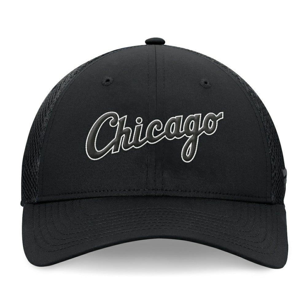 Chicago White Sox Fanatics Spacer Mesh Flex Hat - Black - Fanatics Sale