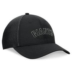San Francisco Giants Fanatics Spacer Mesh Flex Hat - Black - Fanatics on Sale