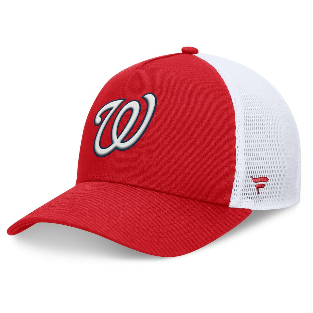 Washington Nationals Fanatics Fundamental A-Frame Adjustable Hat - Red - Fanatics on Sale