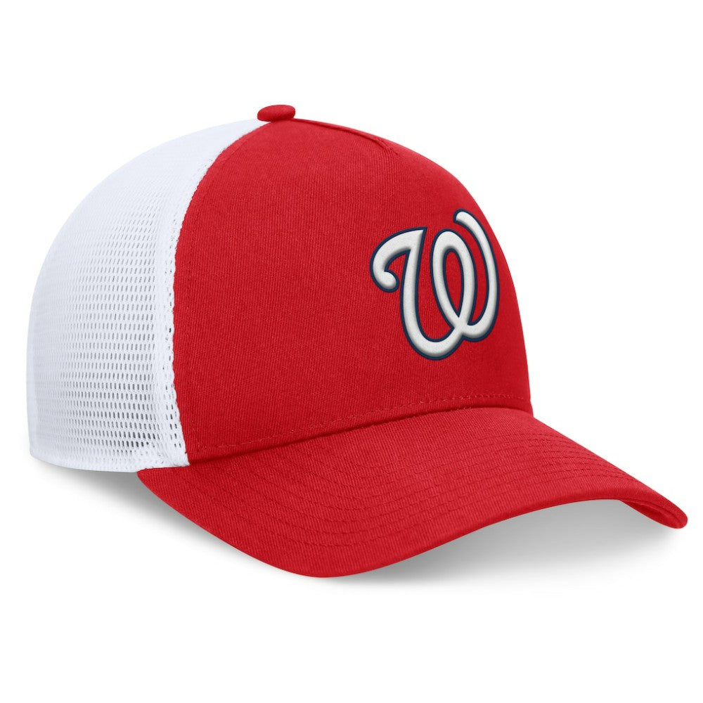 Washington Nationals Fanatics Fundamental A-Frame Adjustable Hat - Red - Fanatics on Sale