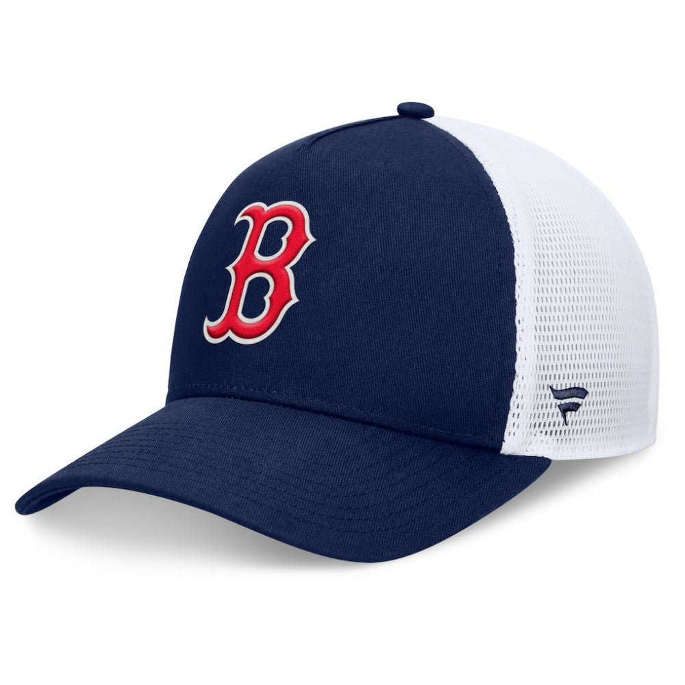 Boston Red Sox Fanatics Fundamental A-Frame Adjustable Hat - Navy - Fanatics Discount