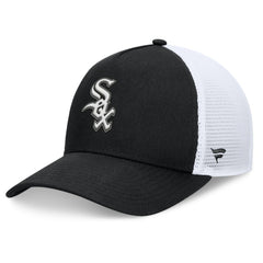 Chicago White Sox Fanatics Fundamental A-Frame Adjustable Hat - Black - Fanatics Lifestyle