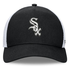 Chicago White Sox Fanatics Fundamental A-Frame Adjustable Hat - Black - Fanatics Lifestyle