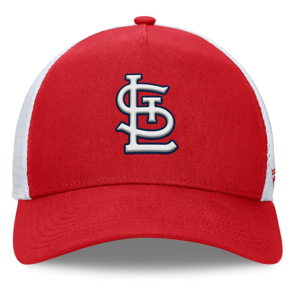 St. Louis Cardinals Fanatics Fundamental A-Frame Adjustable Hat - Red - Fanatics Lifestyle