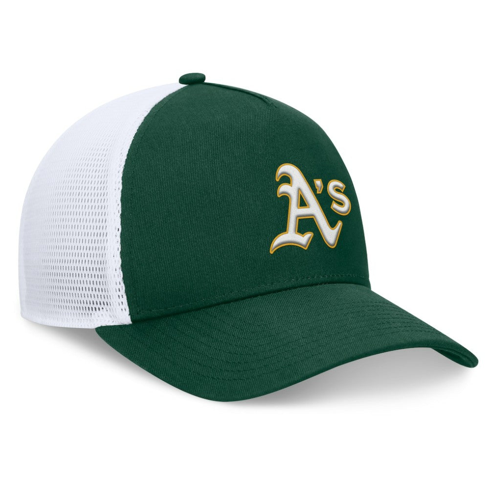Athletics Fanatics Fundamental A-Frame Adjustable Hat - Green - Fanatics Discount