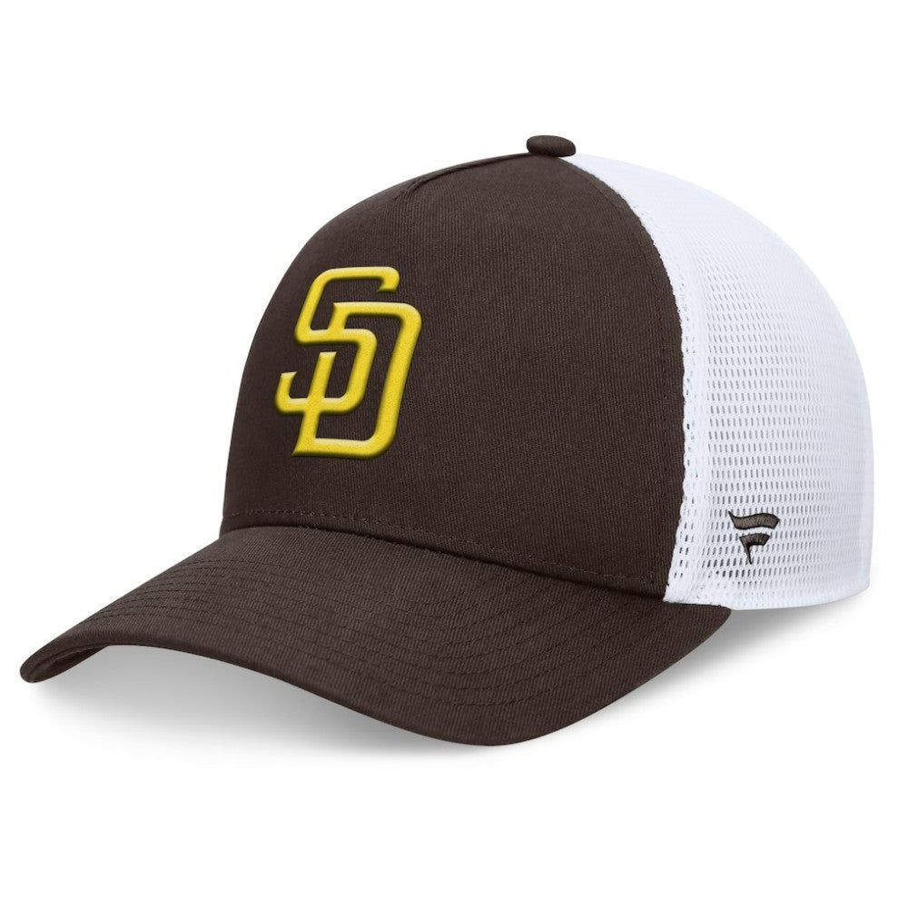 San Diego Padres Fanatics Fundamental A-Frame Adjustable Hat - Brown - Fanatics Online
