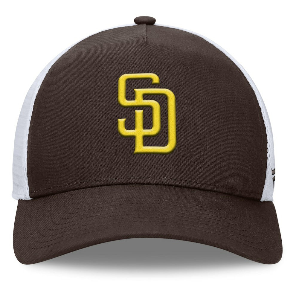 San Diego Padres Fanatics Fundamental A-Frame Adjustable Hat - Brown - Fanatics Online
