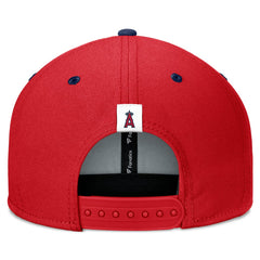 Los Angeles Angels Fanatics Fundamental Bold Snapback Hat - Red/Navy - Fanatics Sale