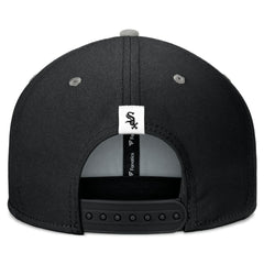Chicago White Sox Fanatics Fundamental Bold Snapback Hat - Black/Gray - Fanatics Sale