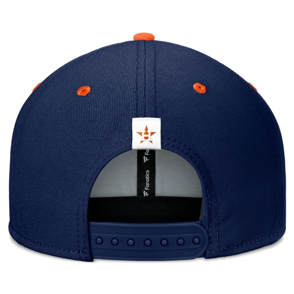 Houston Astros Fanatics Fundamental Bold Snapback Hat - Navy/Orange - Fanatics Discount