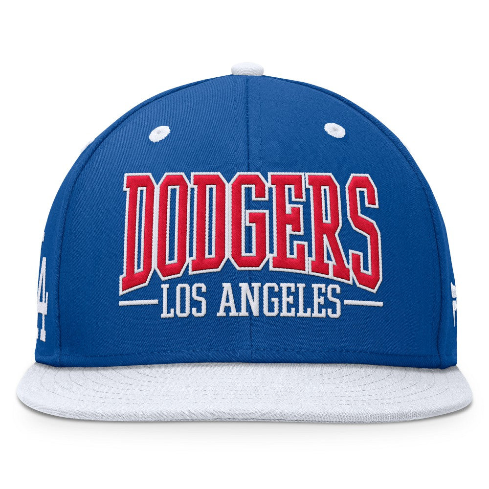 Los Angeles Dodgers Fanatics Fundamental Bold Snapback Hat - Royal/White - Fanatics Online