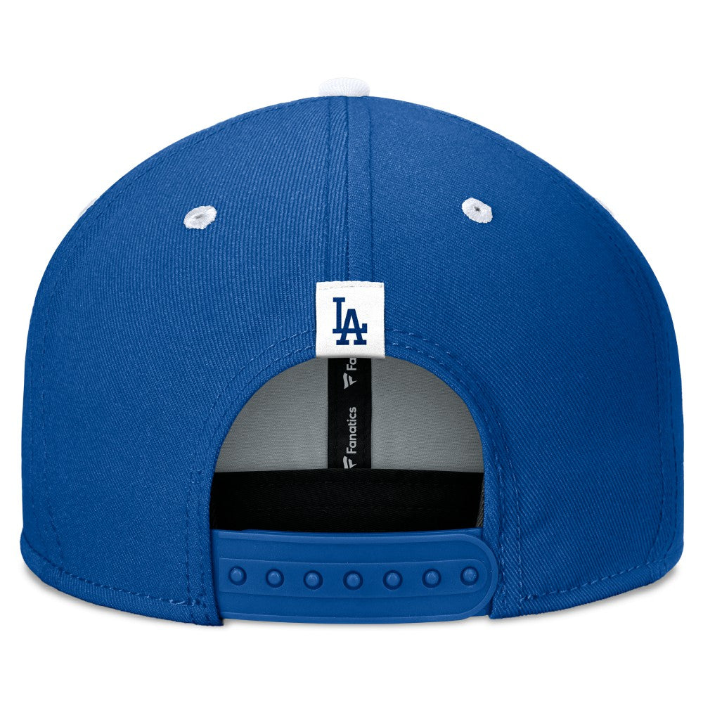 Los Angeles Dodgers Fanatics Fundamental Bold Snapback Hat - Royal/White - Fanatics Online