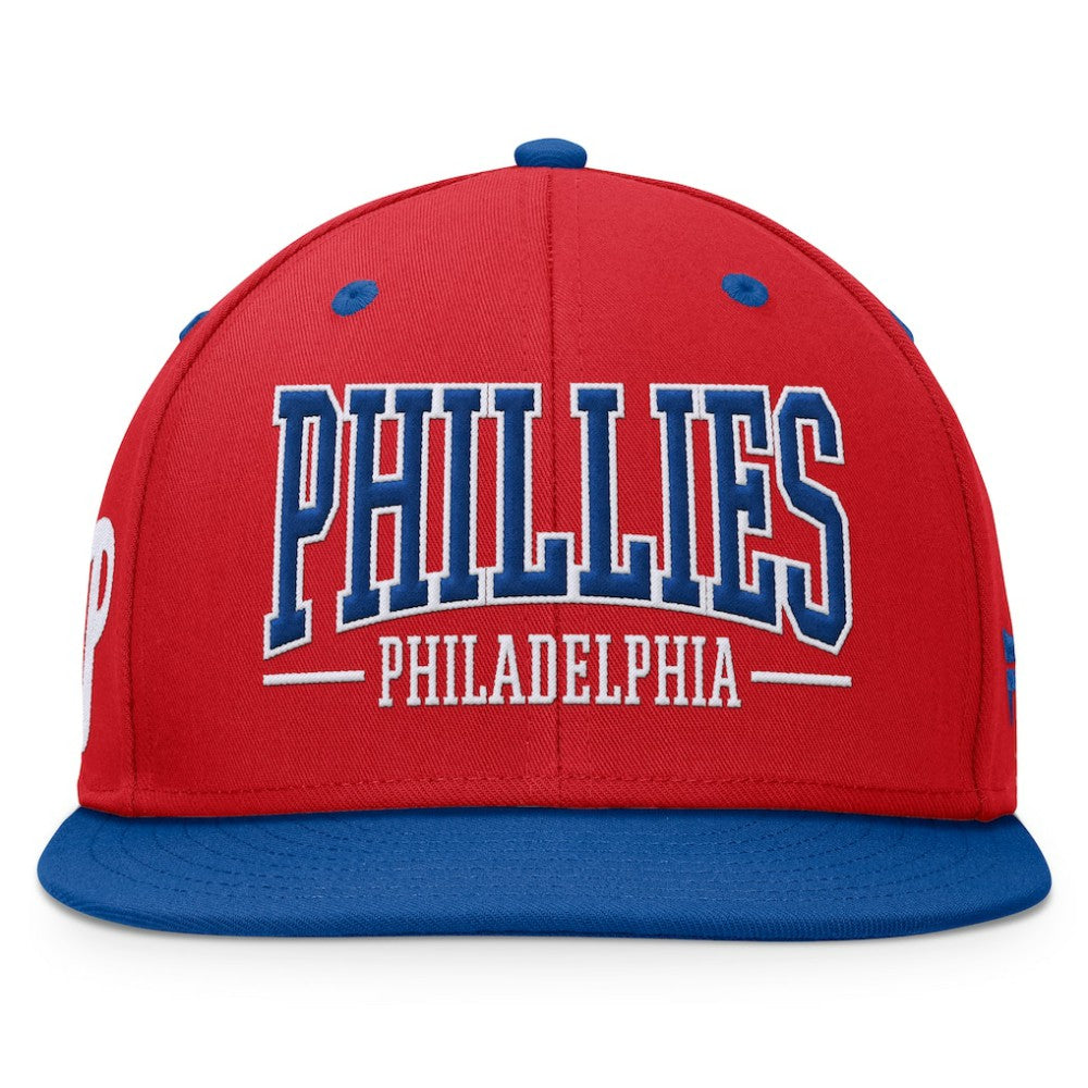 Philadelphia Phillies Fanatics Fundamental Bold Snapback Hat - Red/Royal - Fanatics Online