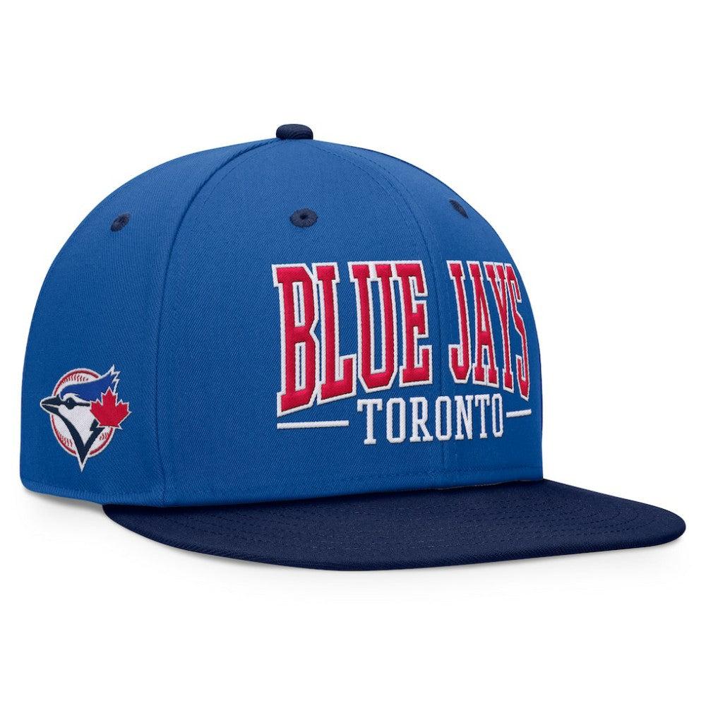 Toronto Blue Jays Fanatics Fundamental Bold Snapback Hat - Royal/Navy - Fanatics Online