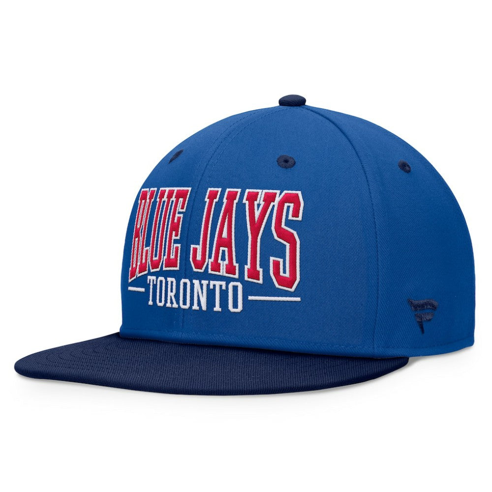 Toronto Blue Jays Fanatics Fundamental Bold Snapback Hat - Royal/Navy - Fanatics Online