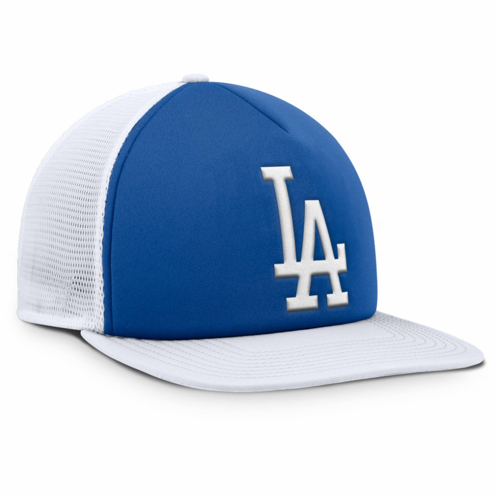 Los Angeles Dodgers Fanatics Fundamental Foam Front Snapback Hat - Royal/White - Fanatics Discount
