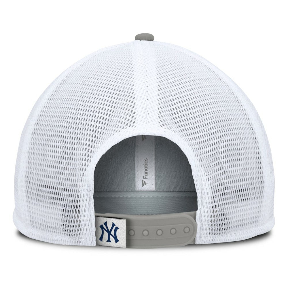 New York Yankees Fanatics Fundamental Foam Front Snapback Hat - Navy/White - Fanatics Discount