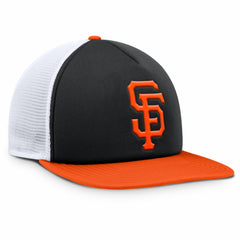 San Francisco Giants Fanatics Fundamental Foam Front Snapback Hat - Black/White - Fanatics Online