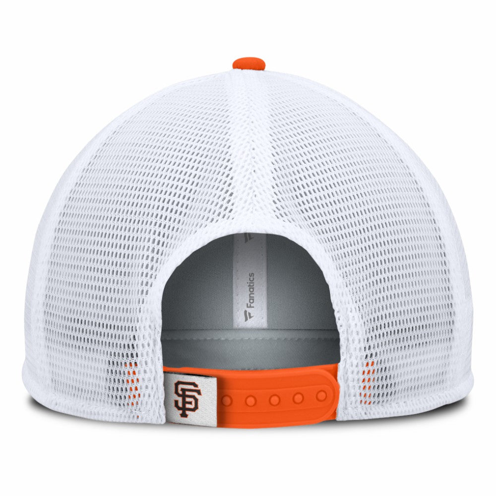 San Francisco Giants Fanatics Fundamental Foam Front Snapback Hat - Black/White - Fanatics Online