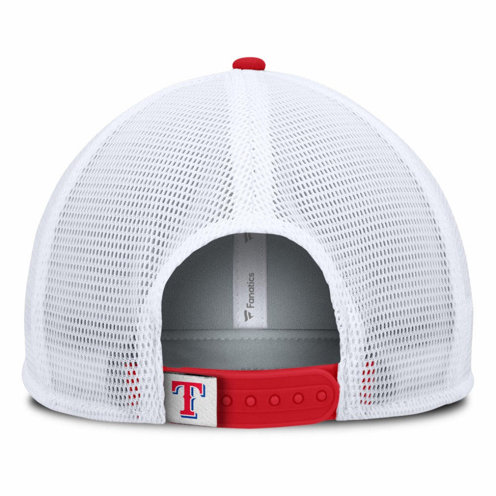 Texas Rangers Fanatics Fundamental Foam Front Snapback Hat - Royal/White - Fanatics on Sale
