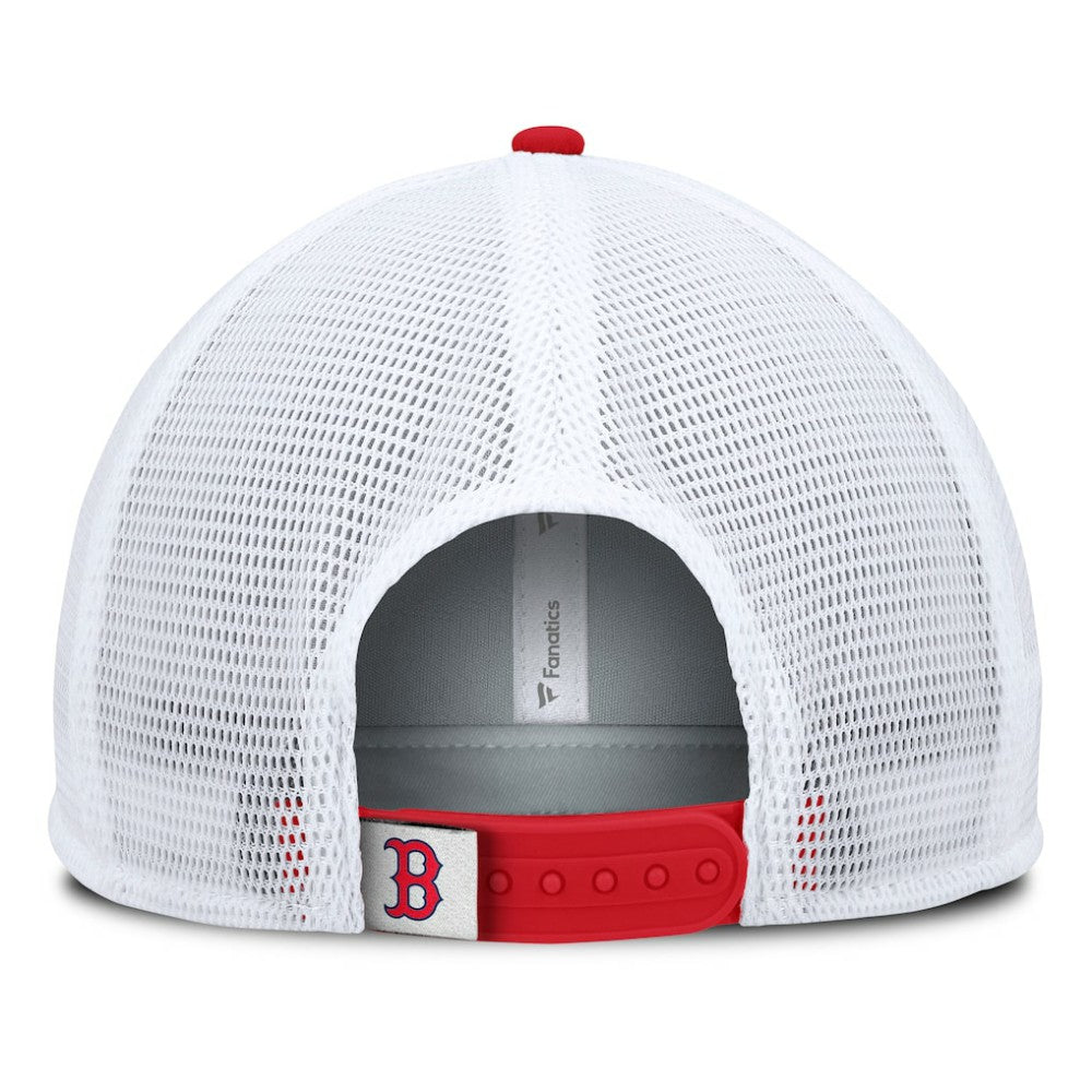 Boston Red Sox Fanatics Fundamental Foam Front Snapback Hat - Navy/White - Fanatics Sale