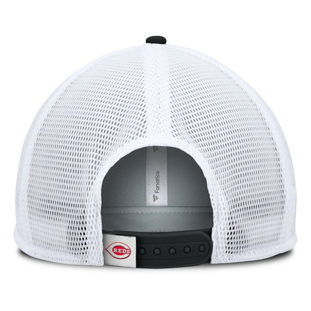 Cincinnati Reds Fanatics Fundamental Foam Front Snapback Hat - Red/Black - Fanatics Lifestyle