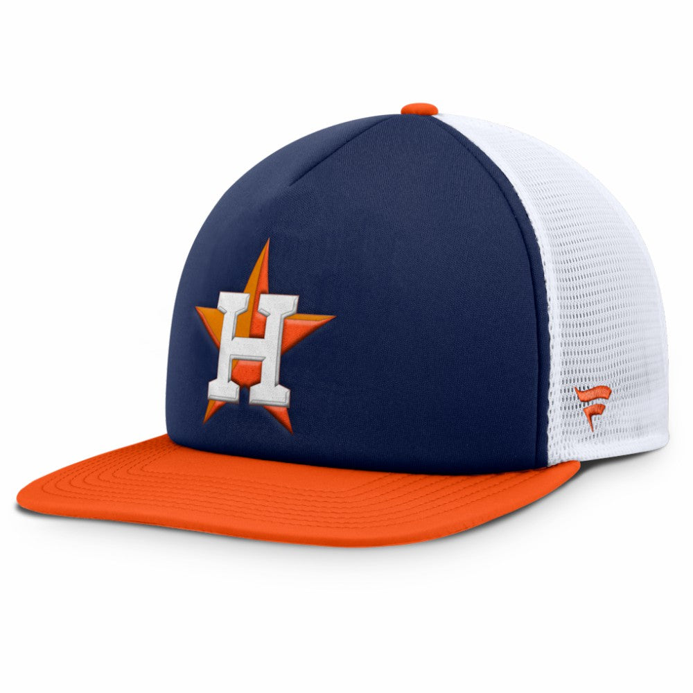 Houston Astros Fanatics Fundamental Foam Front Snapback Hat - Navy/White - Fanatics Online