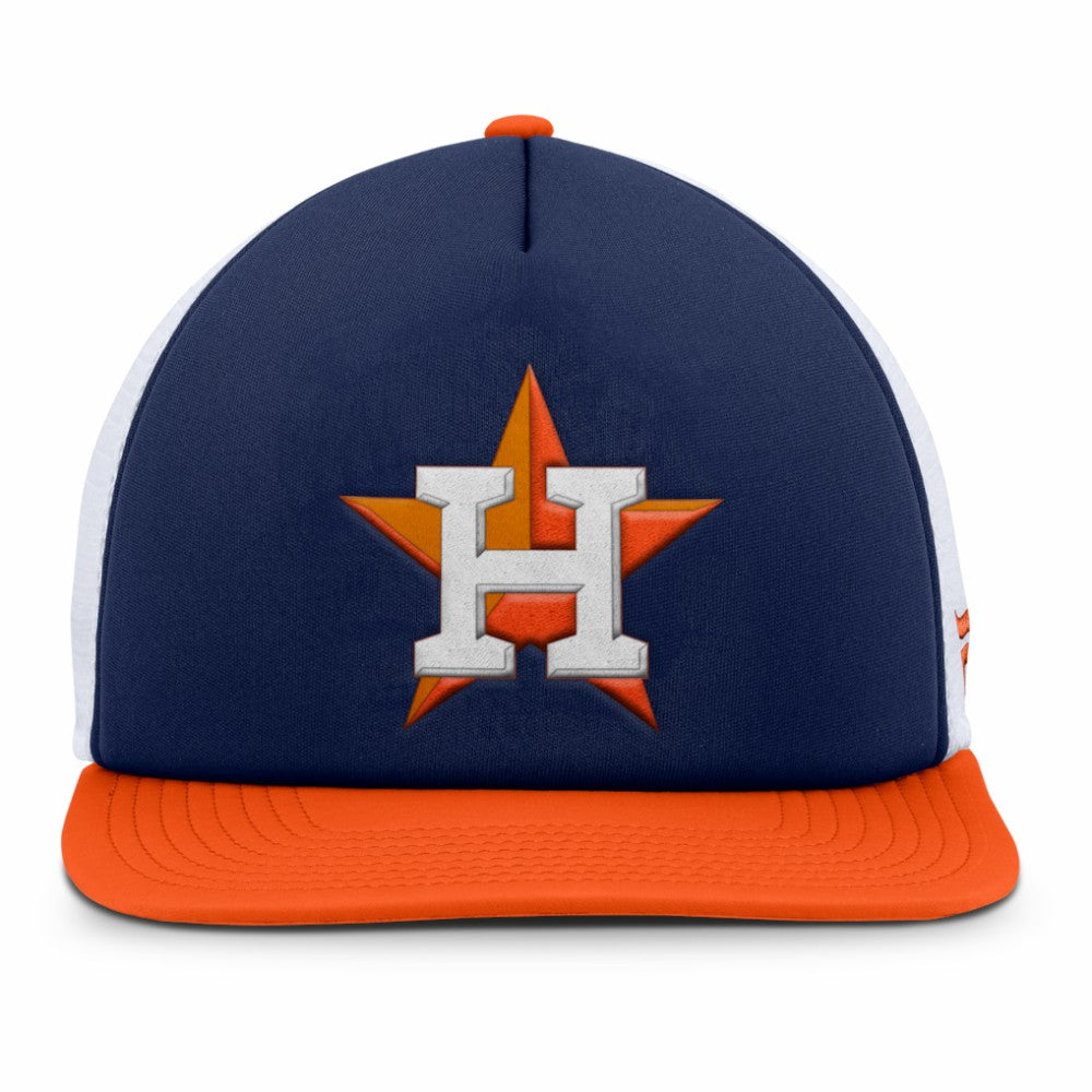 Houston Astros Fanatics Fundamental Foam Front Snapback Hat - Navy/White - Fanatics Online