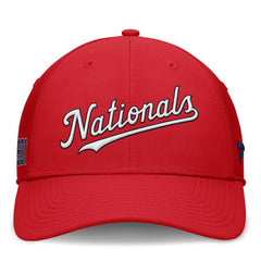 Washington Nationals Fanatics Fundamental Tag Flex Hat - Red - Fanatics Lifestyle