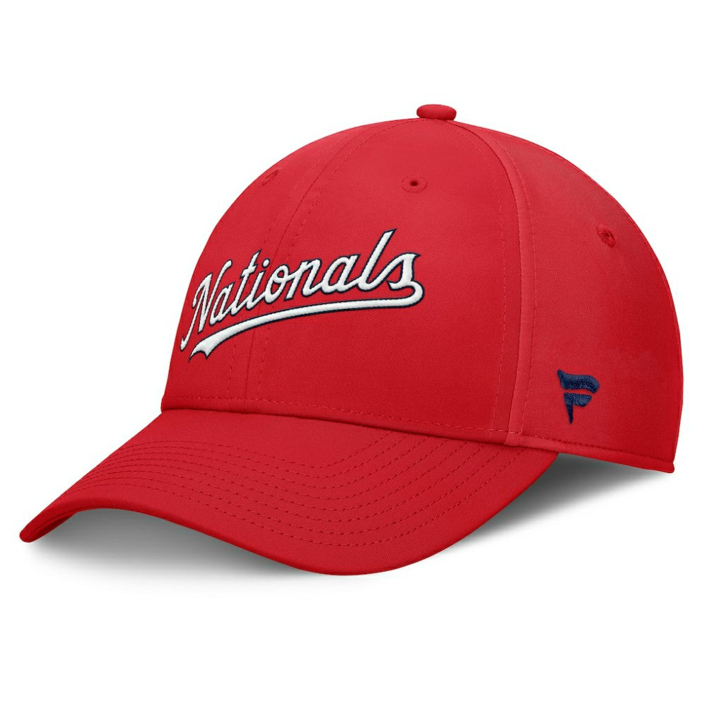 Washington Nationals Fanatics Fundamental Tag Flex Hat - Red - Fanatics Lifestyle