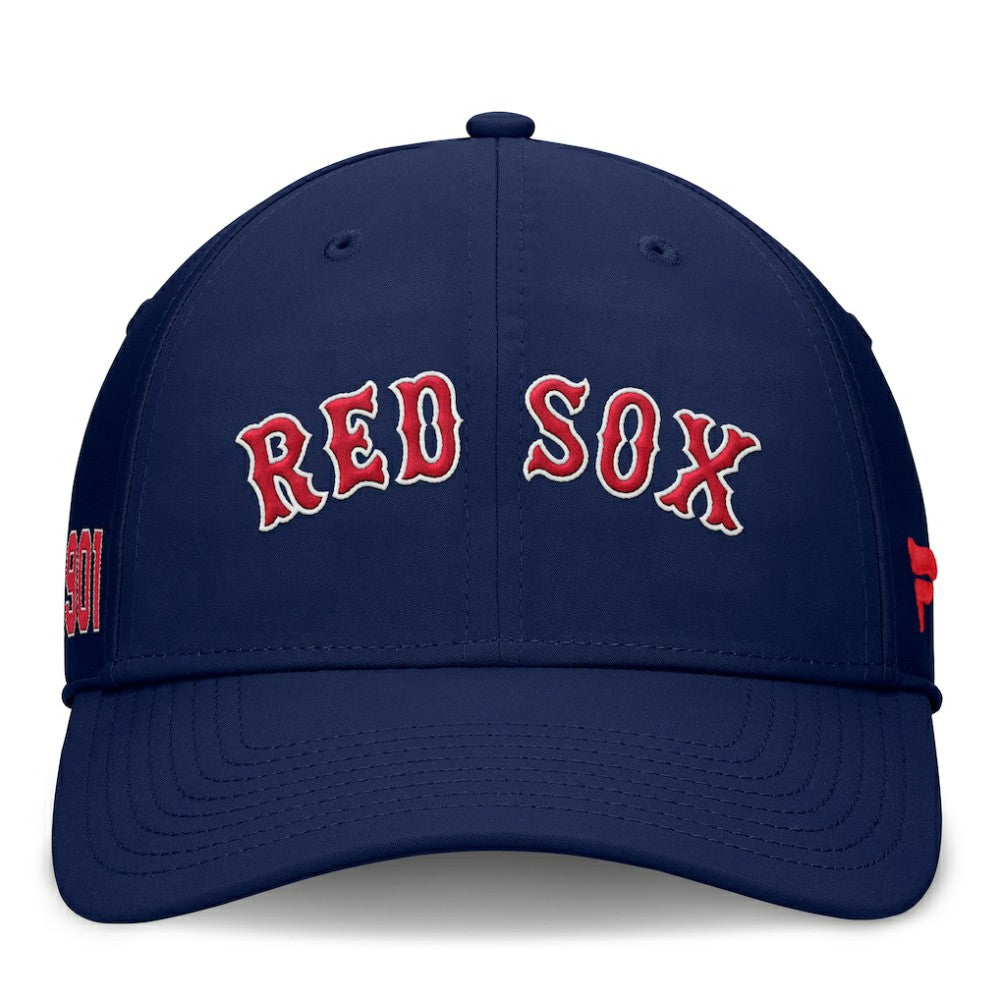 Boston Red Sox Fanatics Fundamental Tag Flex Hat - Navy - Fanatics on Sale