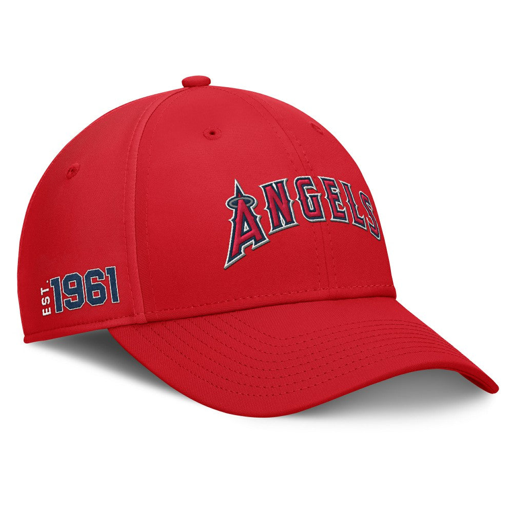 Los Angeles Angels Fanatics Fundamental Tag Flex Hat - Red - Fanatics Lifestyle